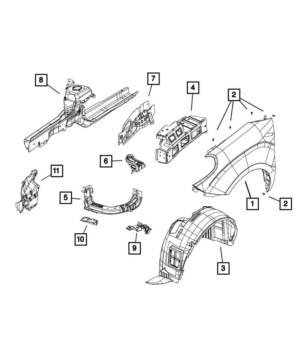 Bracket - Mopar (68259426AA) - view 5