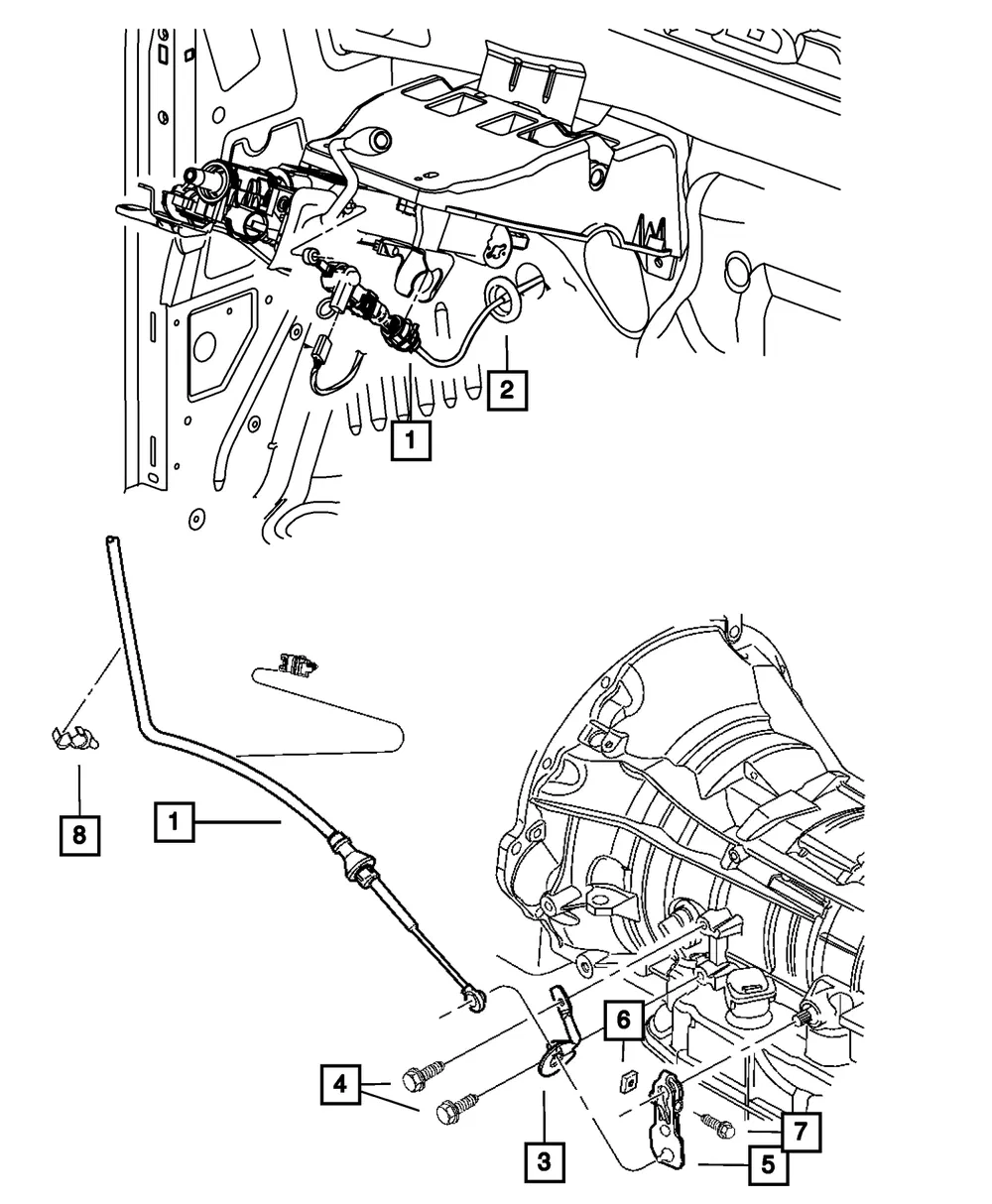 Shift Cable - Mopar (68261253AC) - view 6