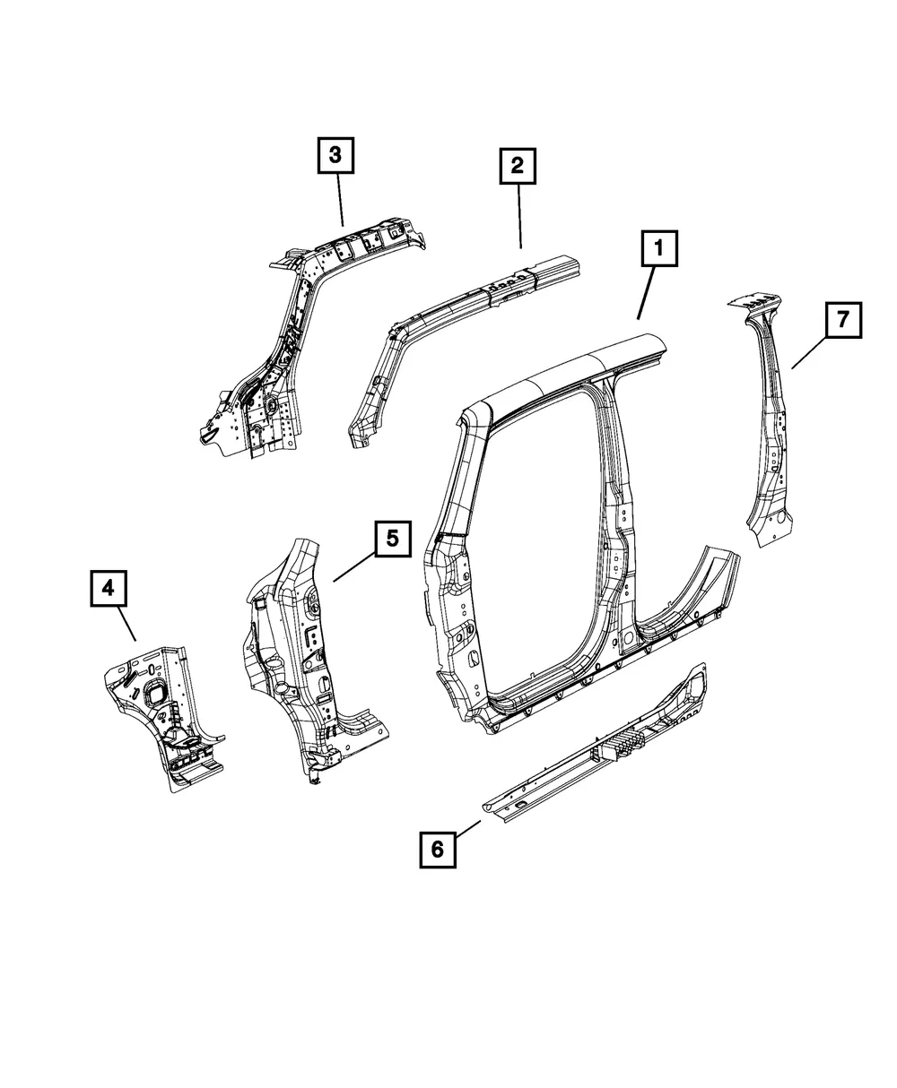 Cowl Side Panel, Left - Mopar (68268272AA) - view 5