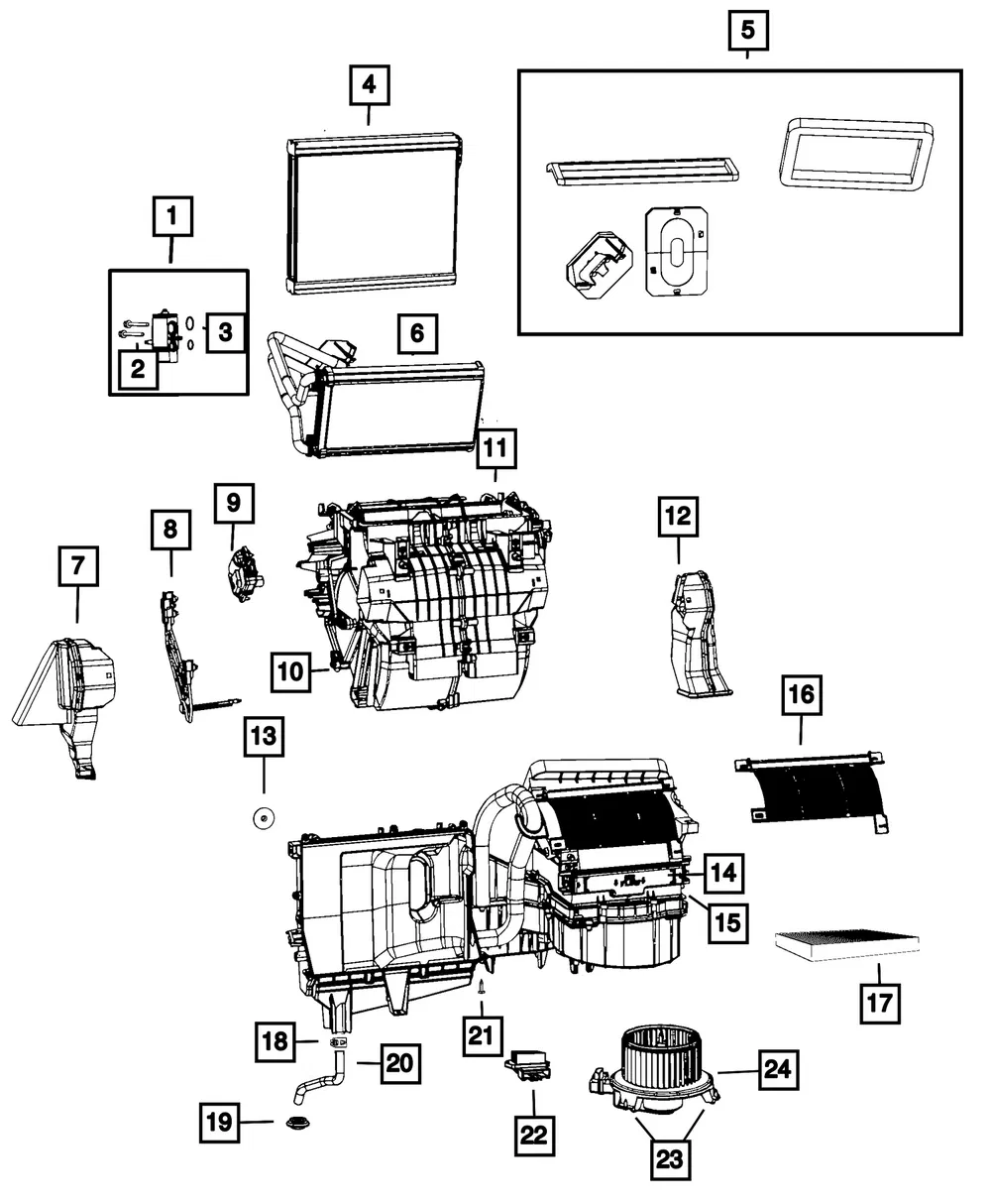 A/C Expansion Valve Kit - Mopar (68272211AA) - view 2