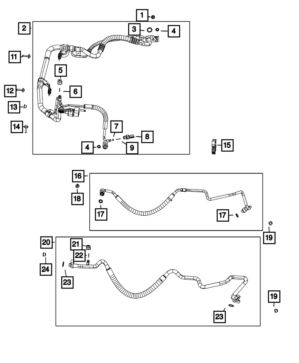 A/C Discharge Line - Mopar (68277015ab)