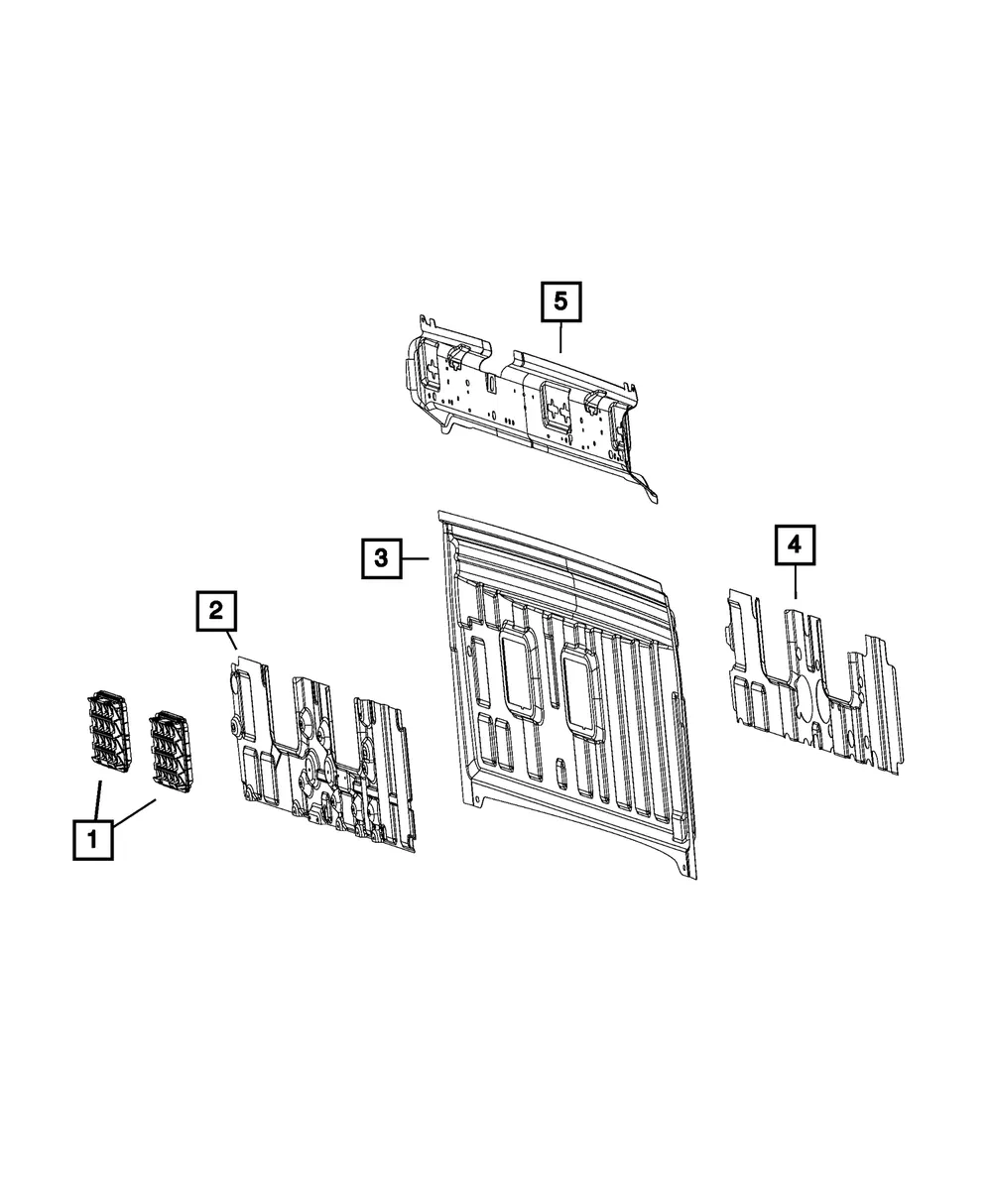 Cab Back Panel - Mopar (68277035ab) - view 3