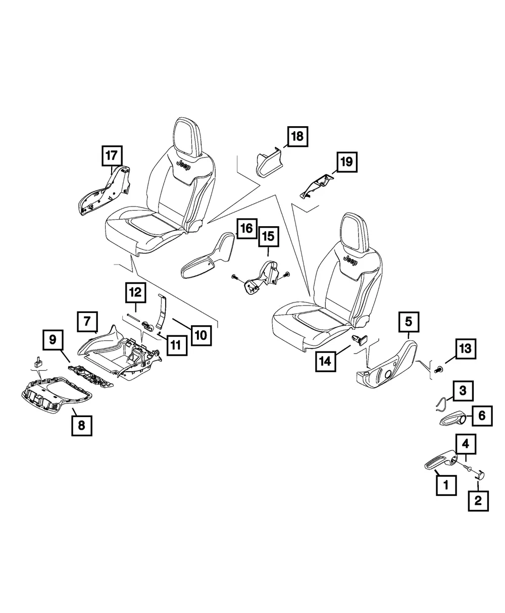 Shield Retainer - Mopar (68284380AA) - view 2