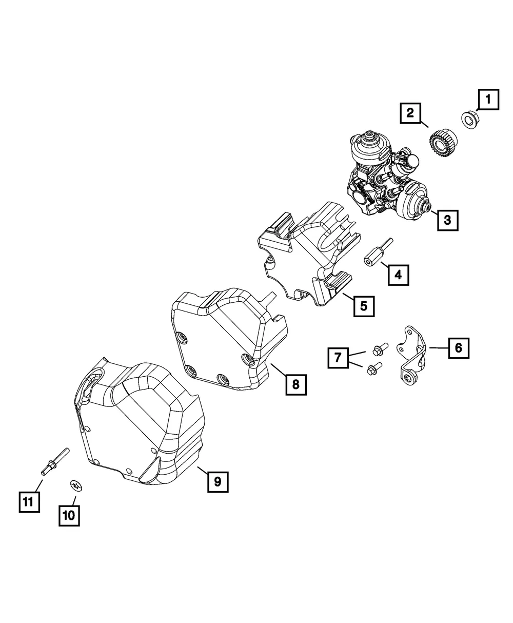 Injection Pump Gear - Mopar (68286501AA)