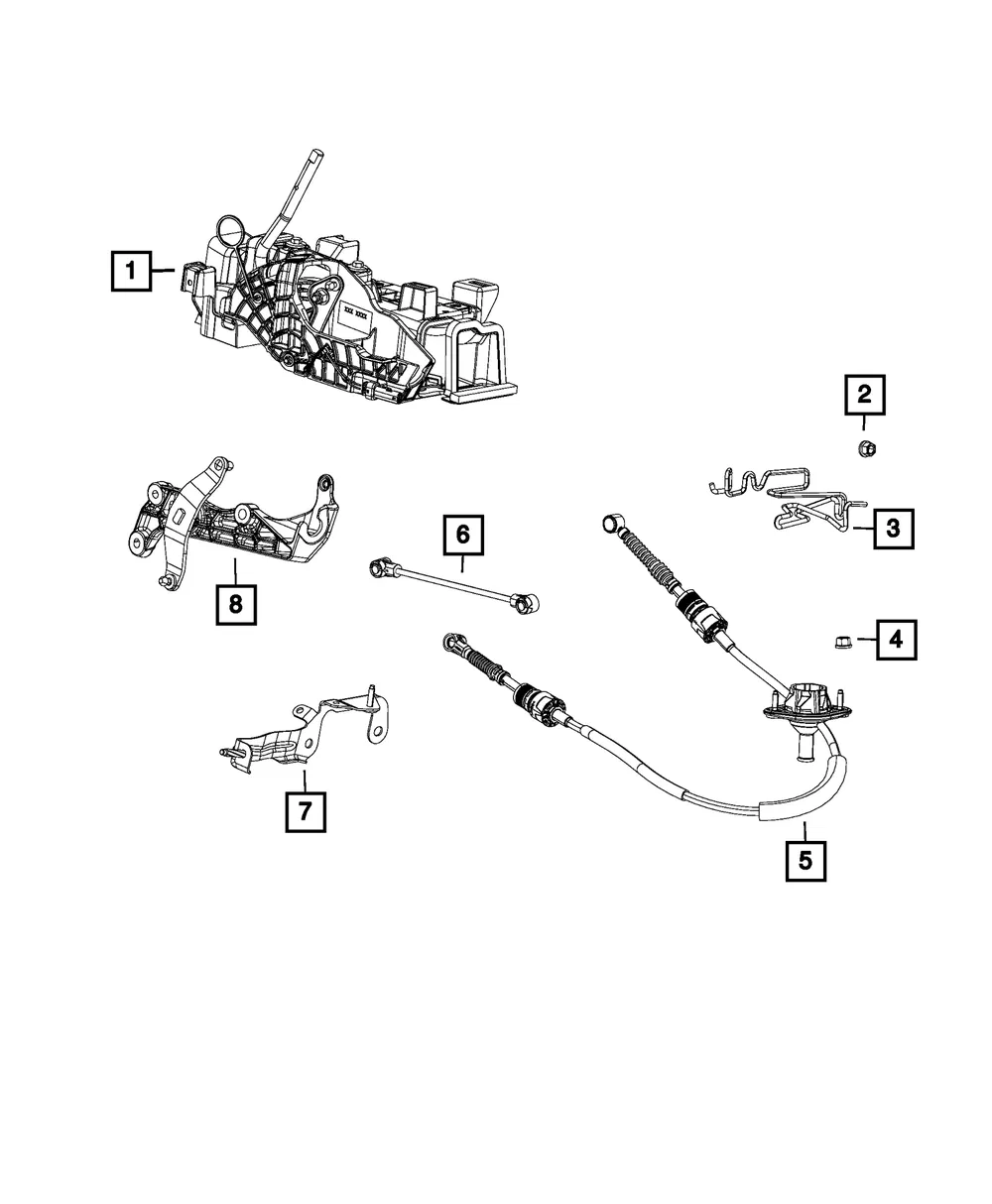 Shift Cable Bracket - Mopar (68290752AB) - view 5