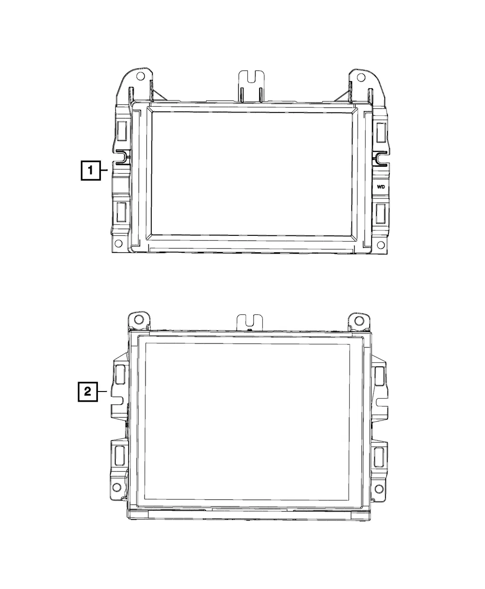 Radio - Mopar (68306659av)