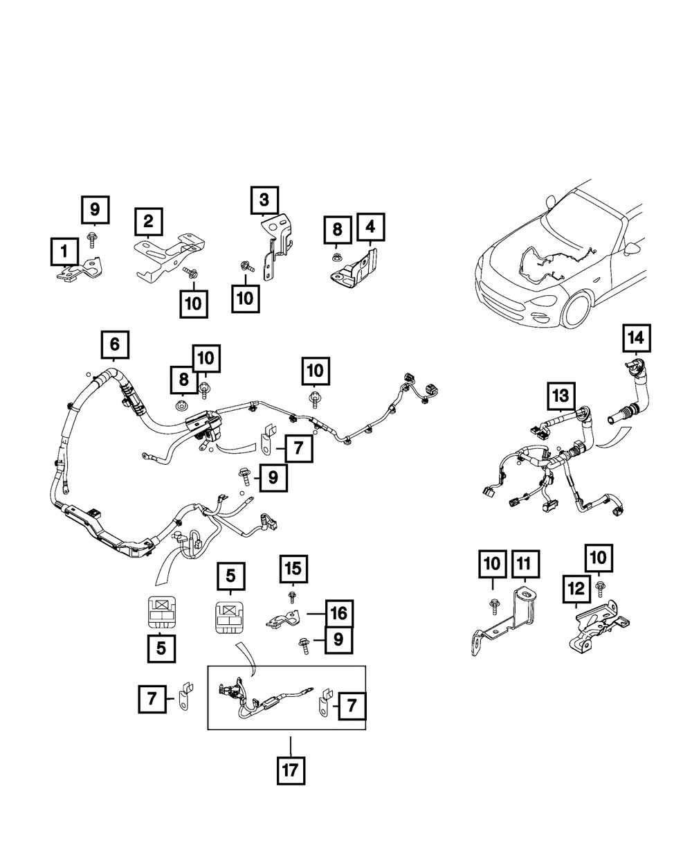 Bracket - Mopar (68313045aa)