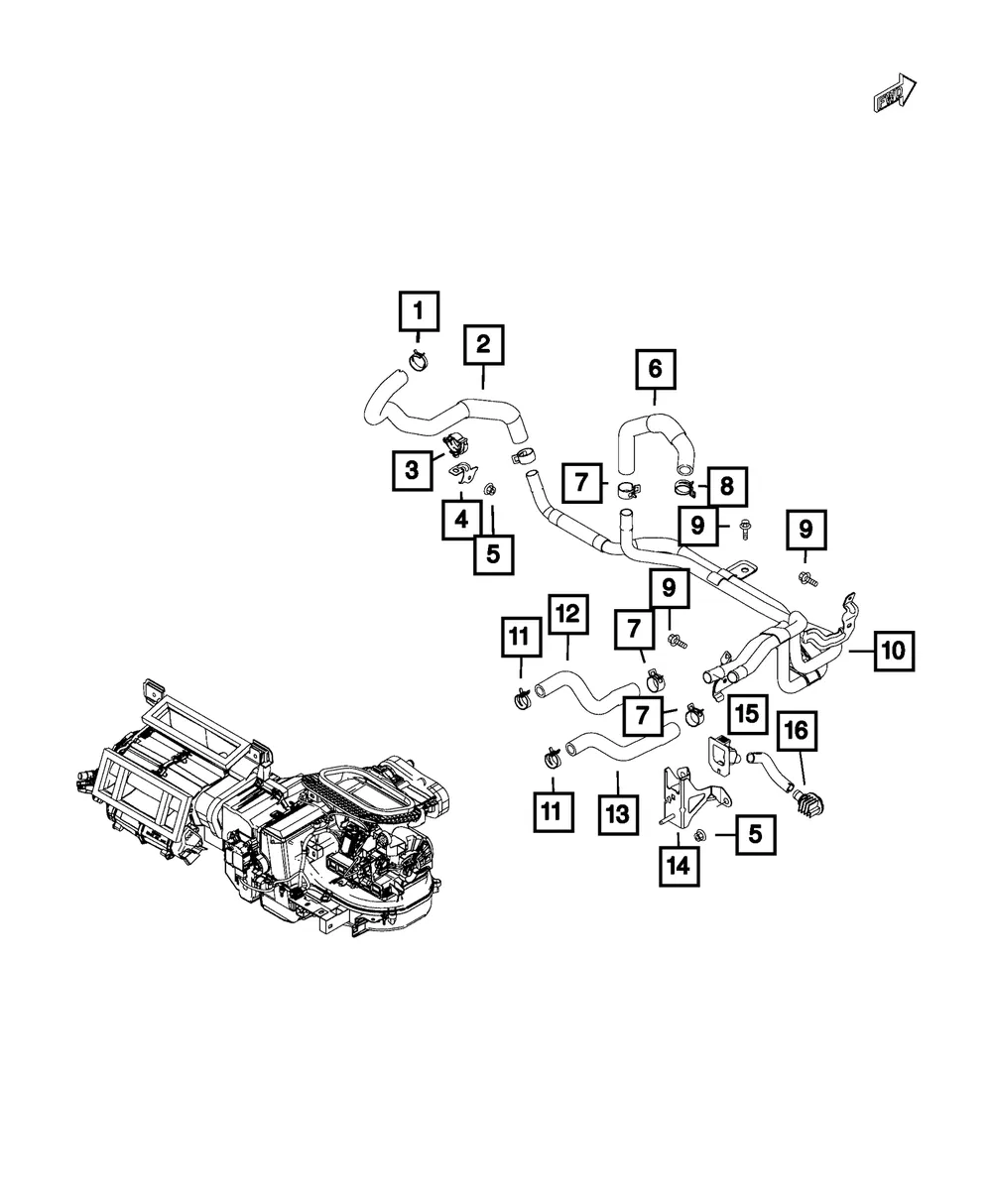 Nut - Mopar (68313101aa)