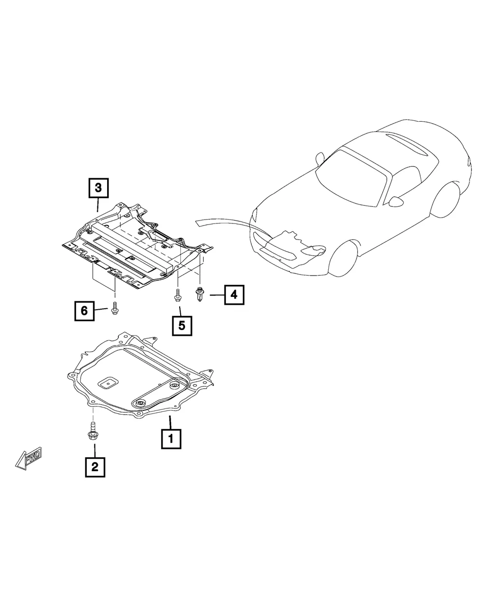 Push Pin - Mopar (68313281AA) - view 5