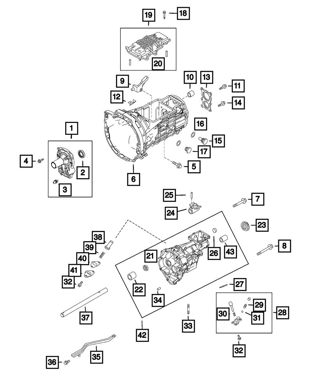 Oil Seal - Mopar (68313861aa)