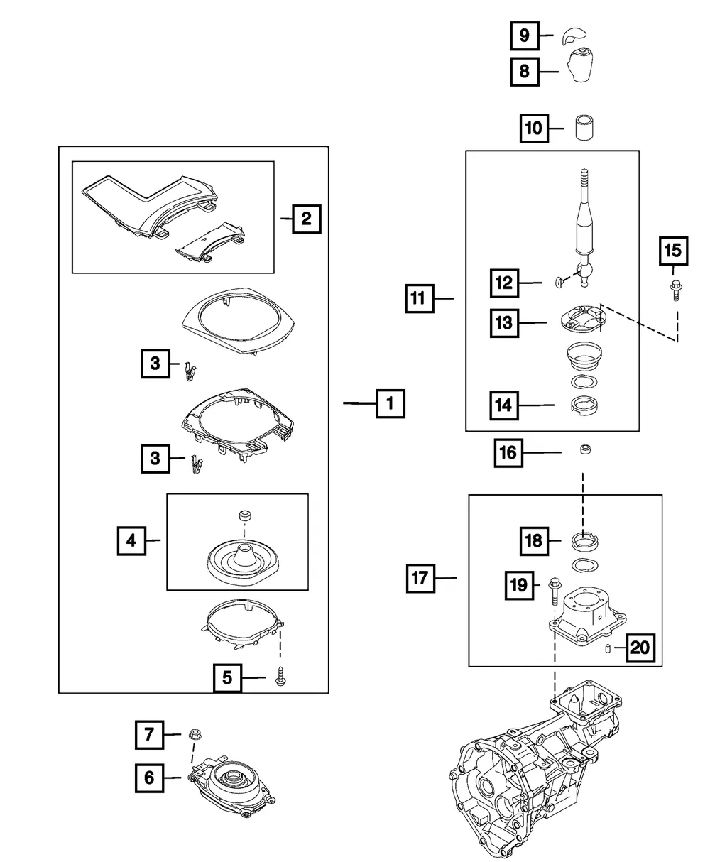 Retainer - Mopar (68313872aa)