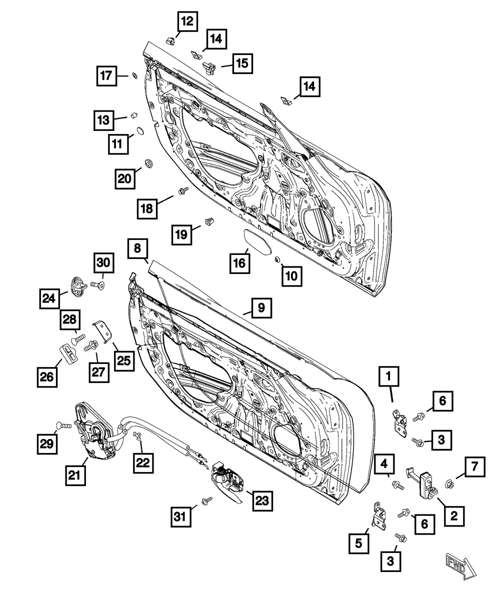 Bracket - Mopar (68315393aa)