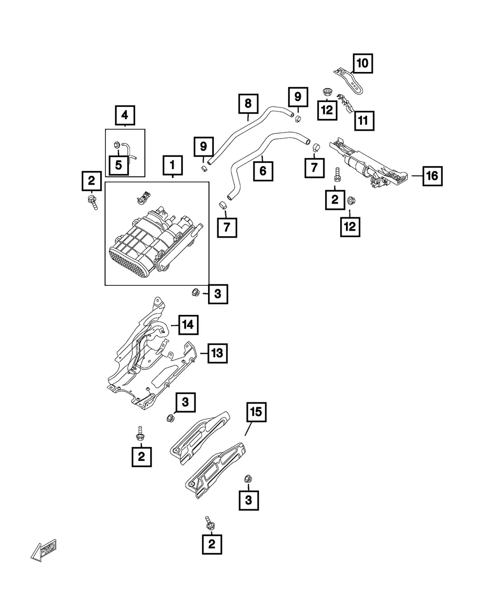 Bracket - Mopar (68315464aa)