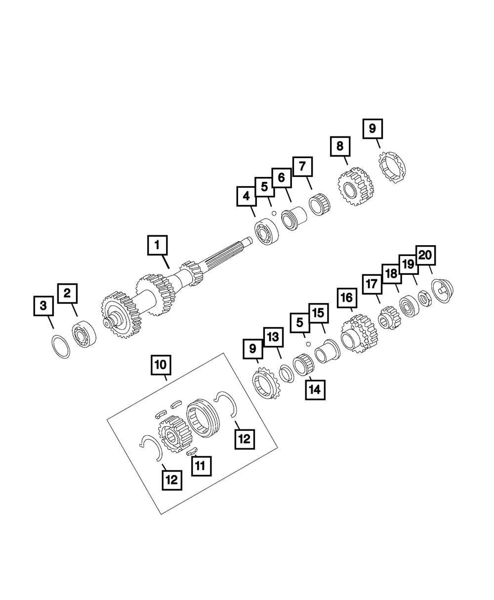 Synchronizer Ring - Mopar (68316306aa)
