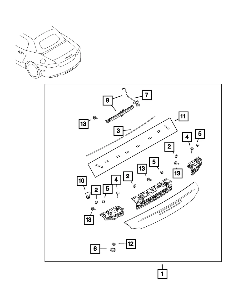 Retainer - Mopar (68318972AA) - view 2