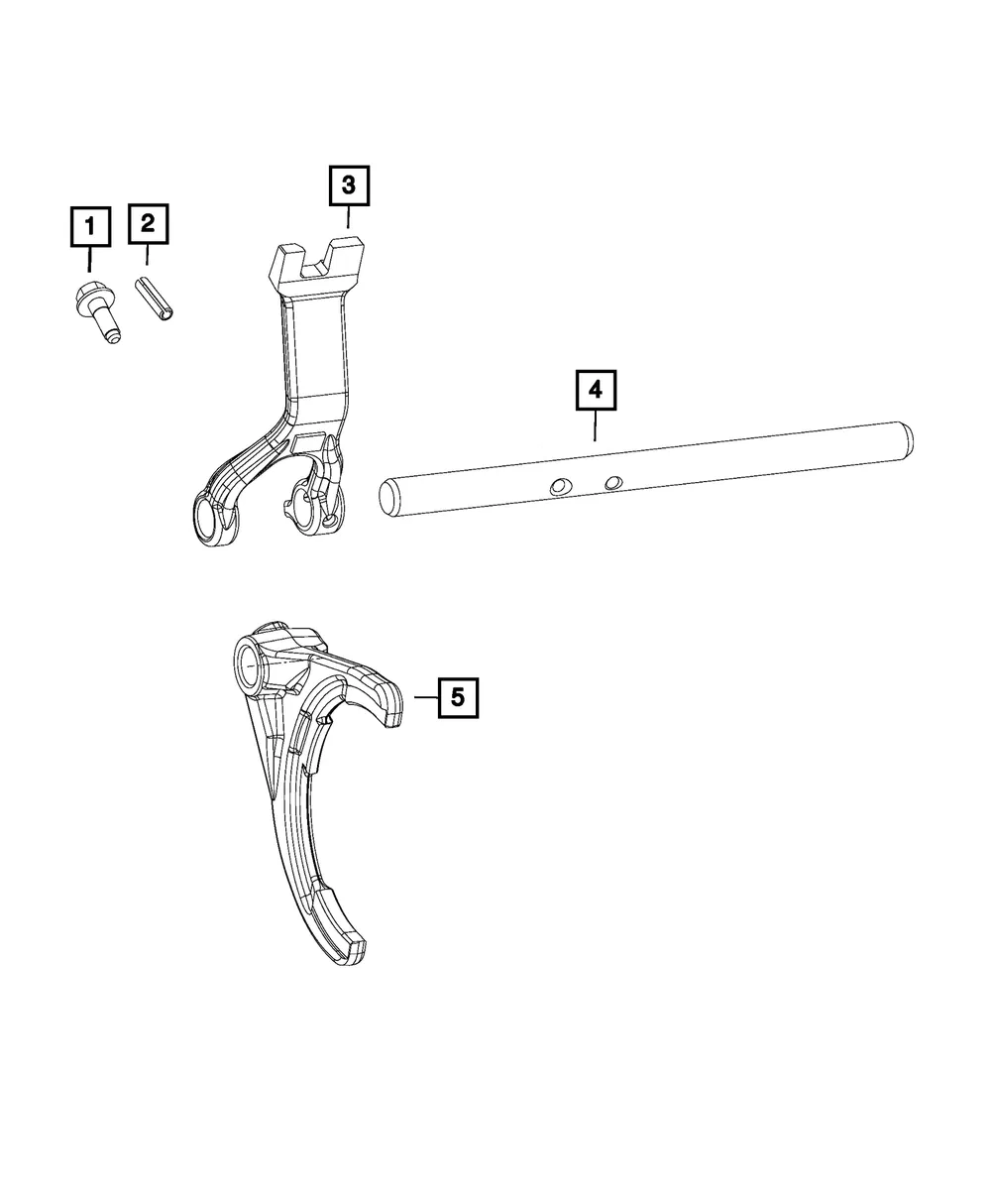 Shift Rail - Mopar (68332816ab)