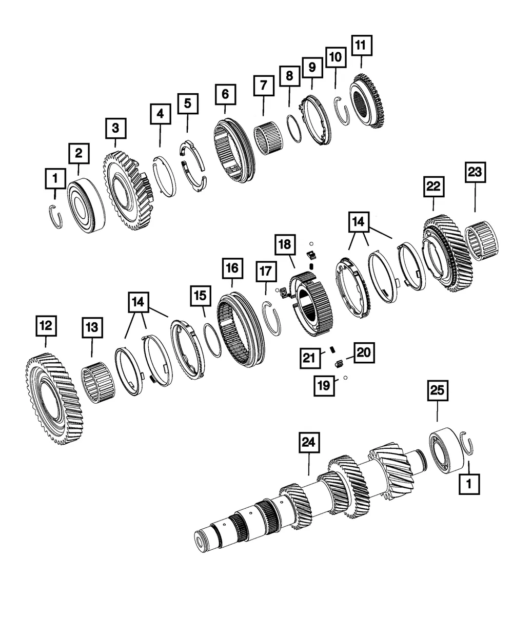 Snap Ring - Mopar (68332846ab)