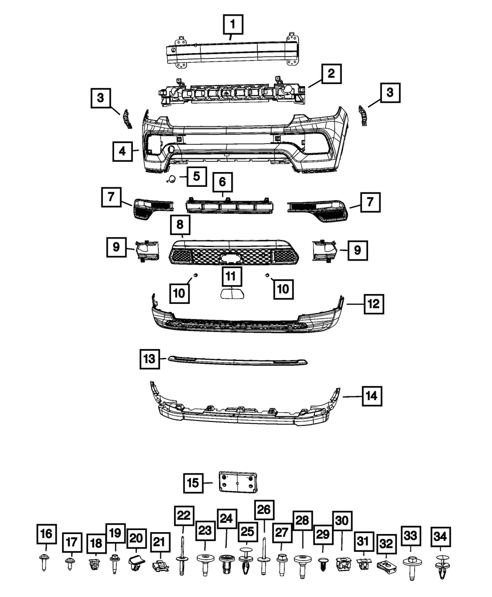 Push Pin - Mopar (68336474AA) - view 5
