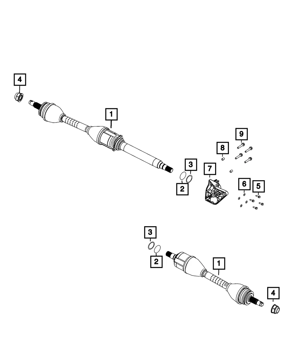 Halfshaft Adapter - Mopar (68337527aa)
