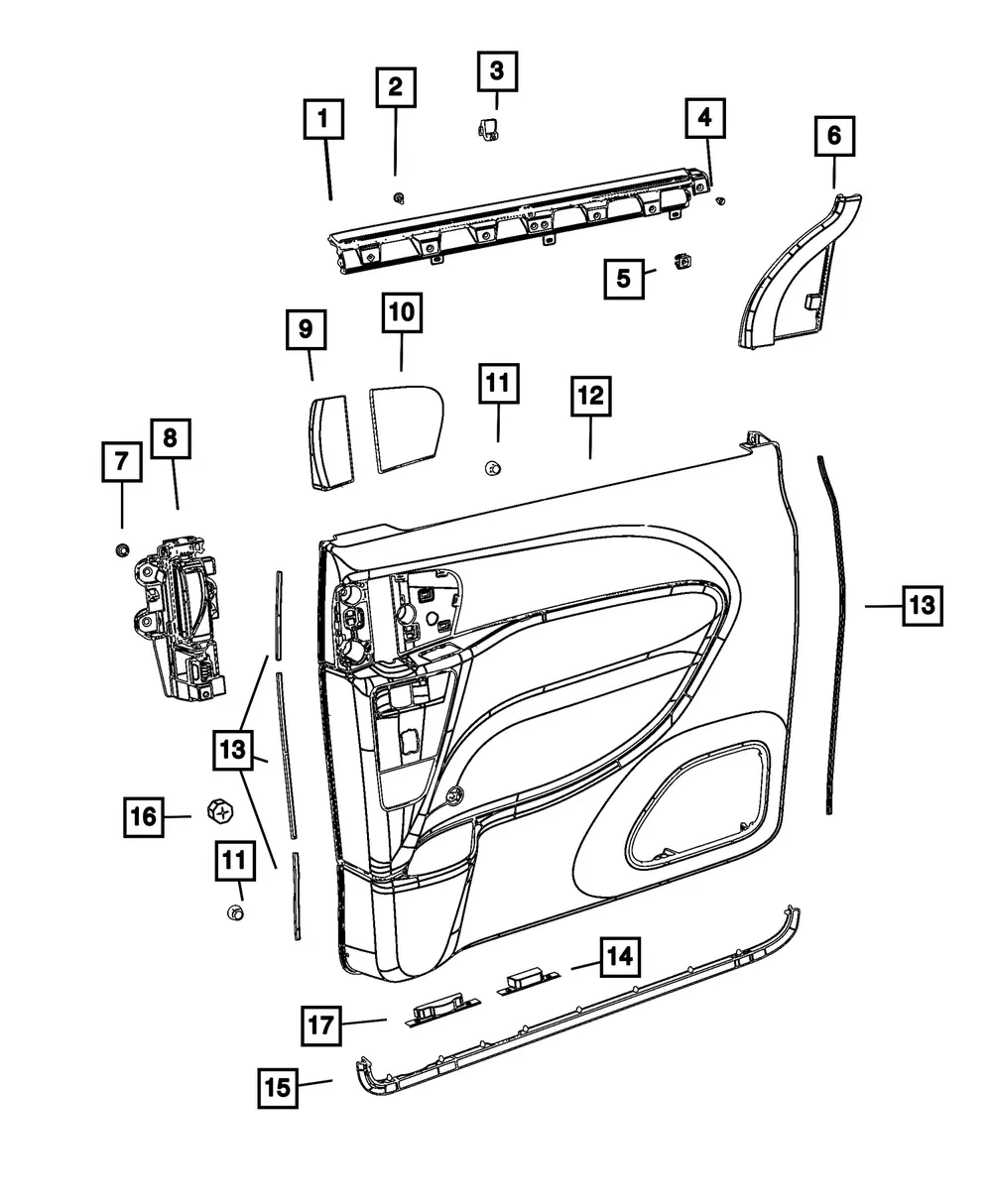 Push Nut - Mopar (68338917aa) - view 4