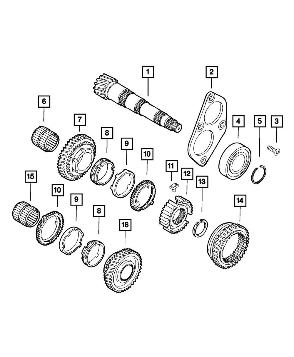 Blocker Ring - Mopar (68349778aa)