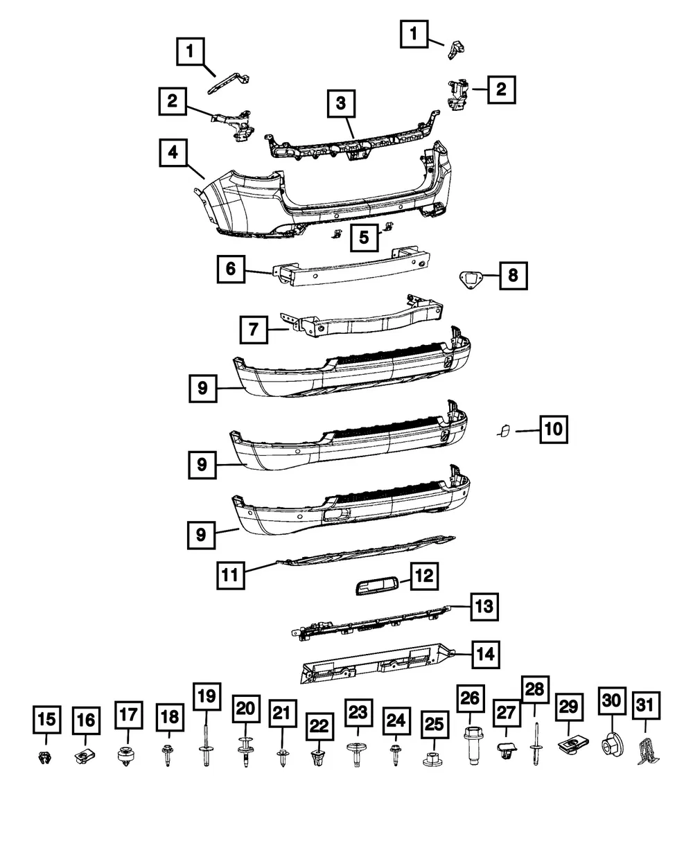 Clip - Mopar (68350238aa) - view 3