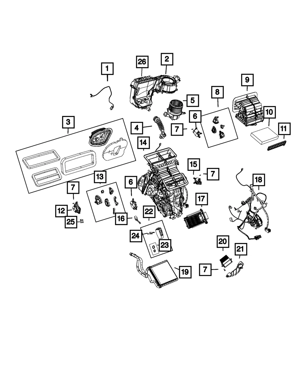 Distribution Housing - Mopar (68350328ab)
