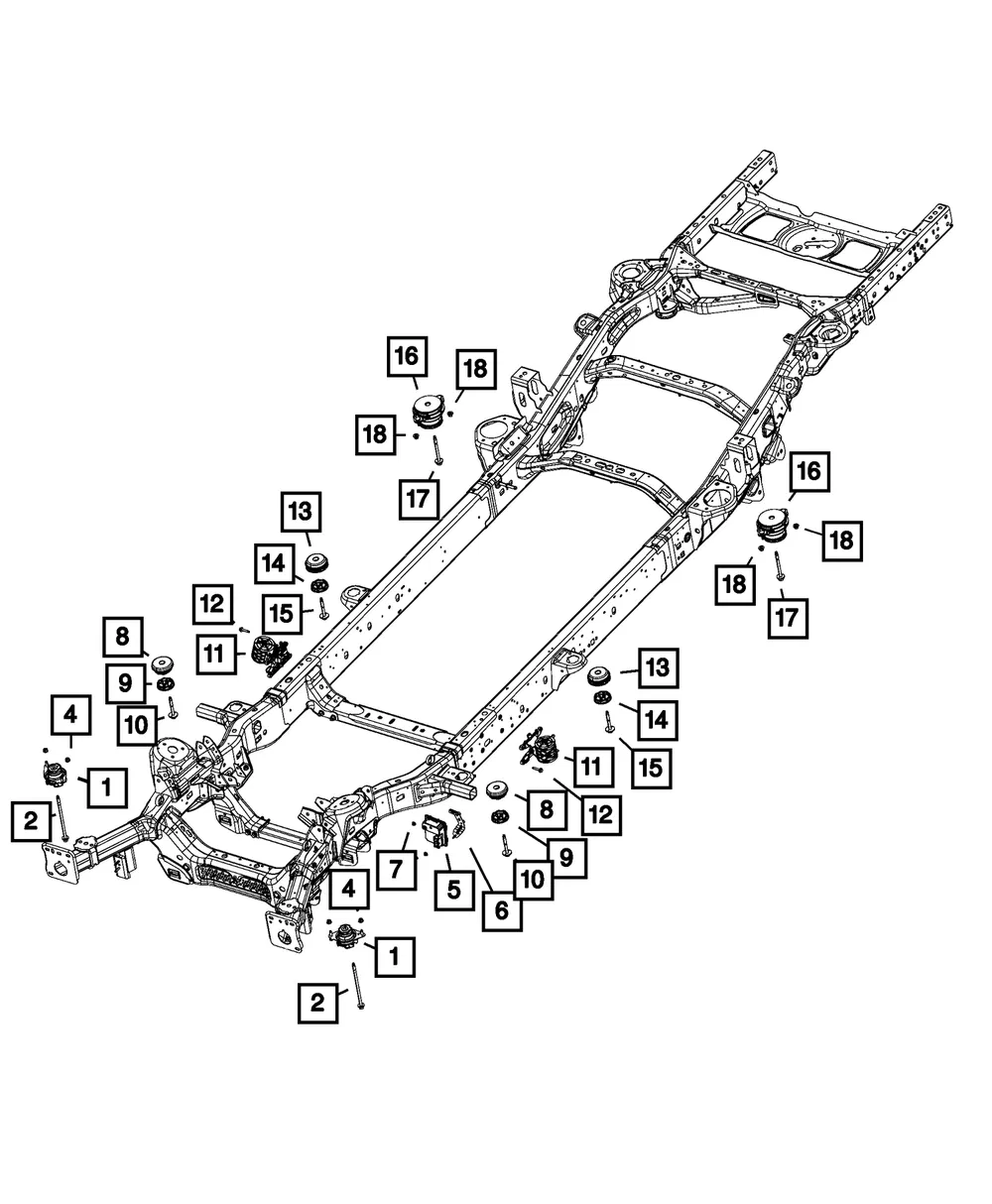 Damper, Left - Mopar (68356649ad)