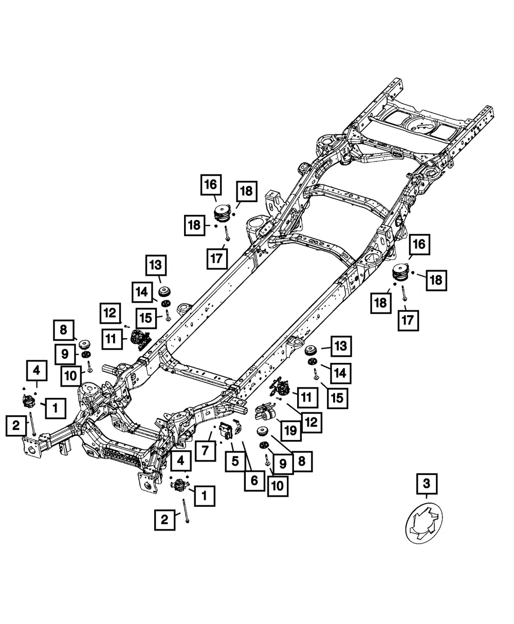 Damper, Right - Mopar (68356656ad) - view 3