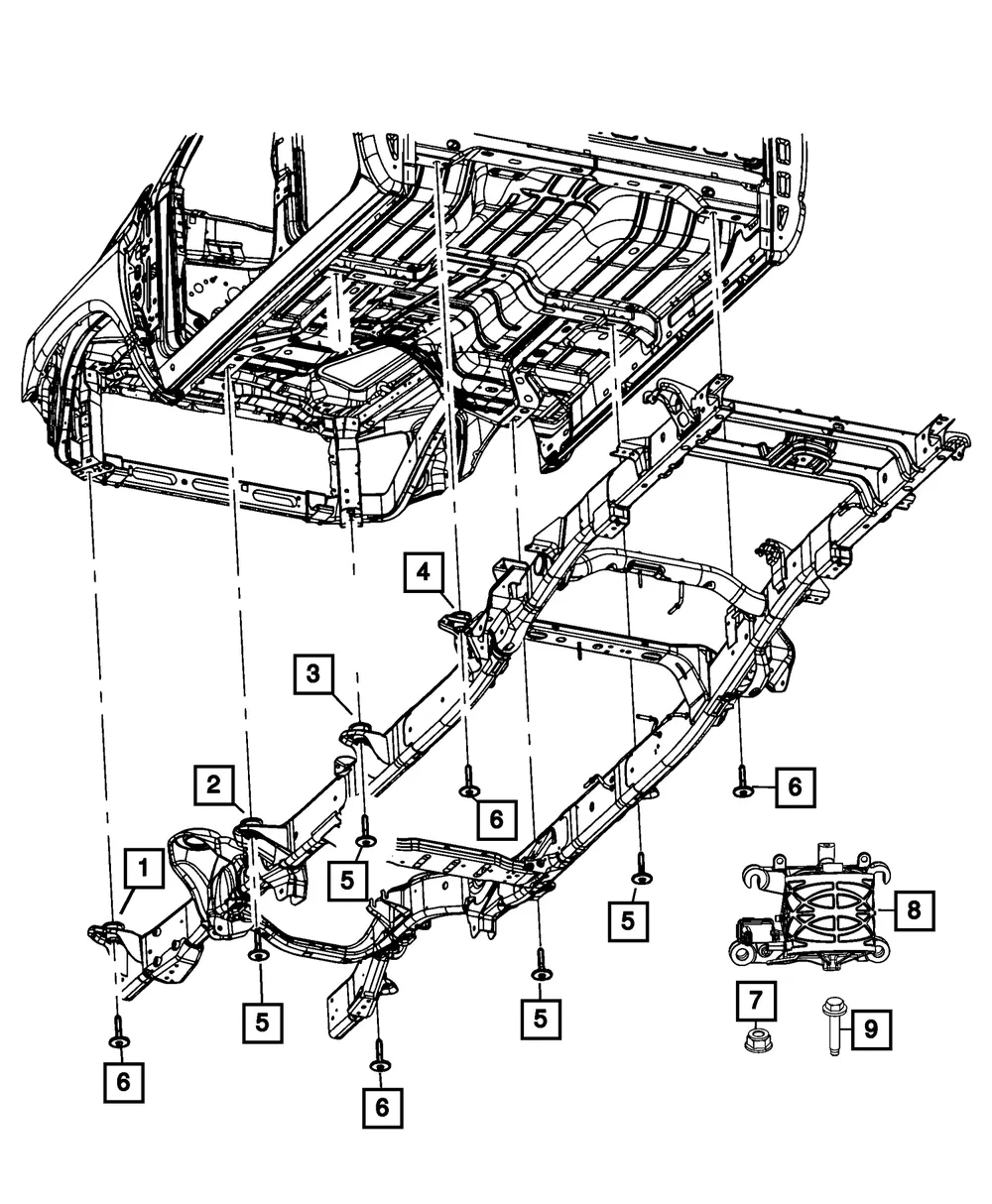 Damper, Left - Mopar (68363377AC)