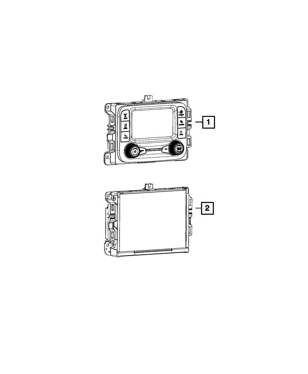 Multi Media Radio - Mopar (68365210ac)