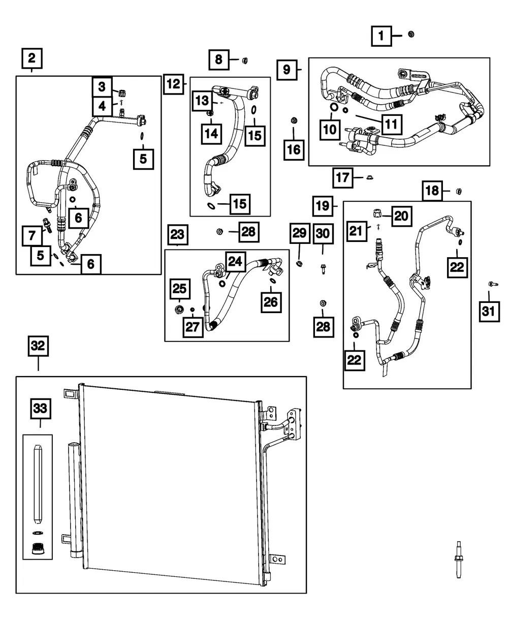 A/C Suction Line - Mopar (68381180ab) - view 4