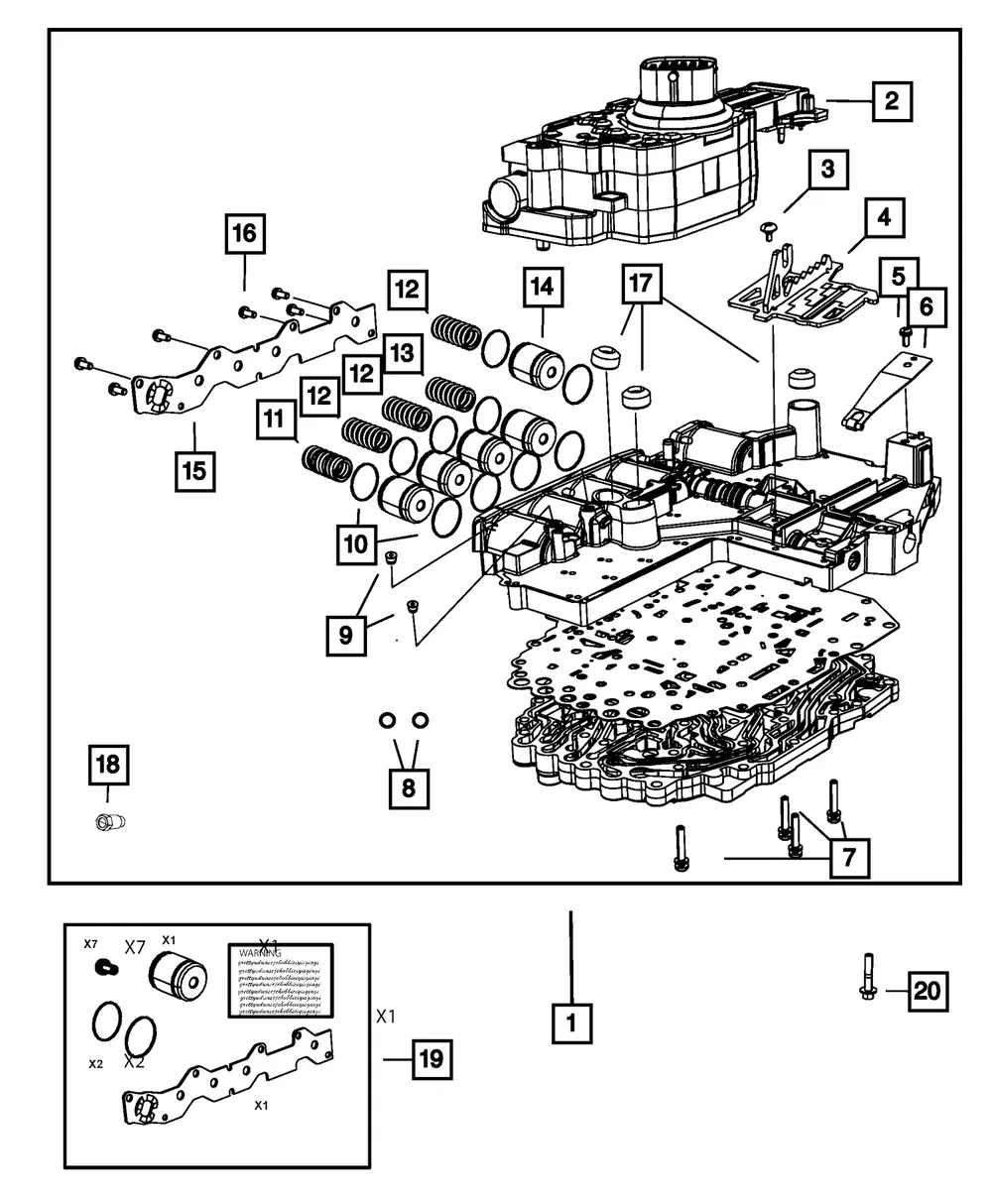 Valve Body Assembly - Mopar (68391407aa)