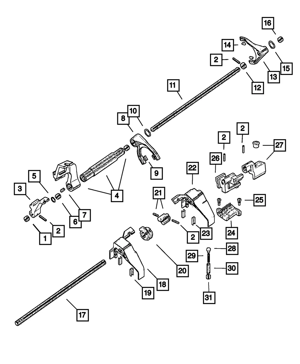 Offset Lever - Mopar (68399659ab)