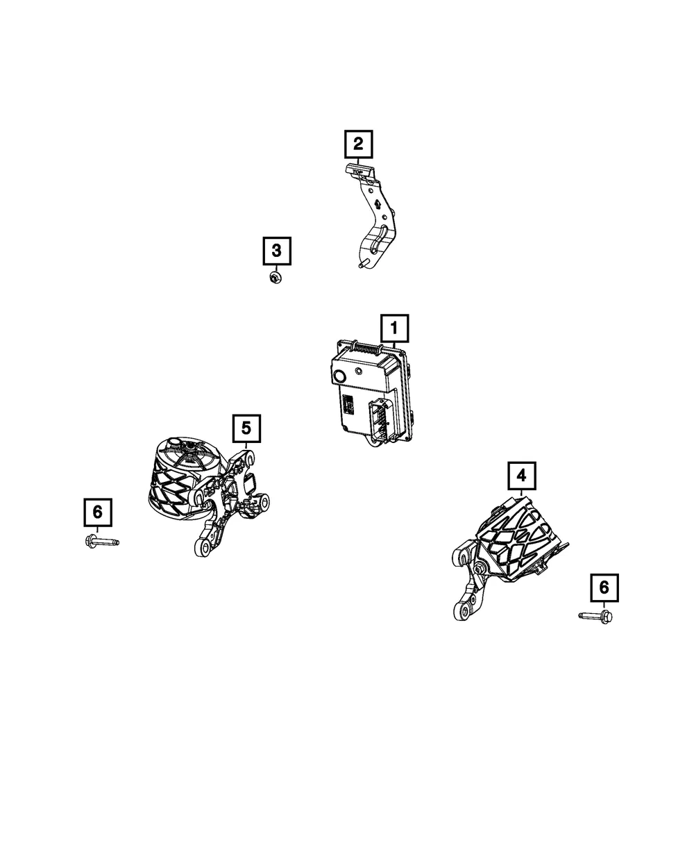 Vibration Damper, Left - Mopar (68401913aa)