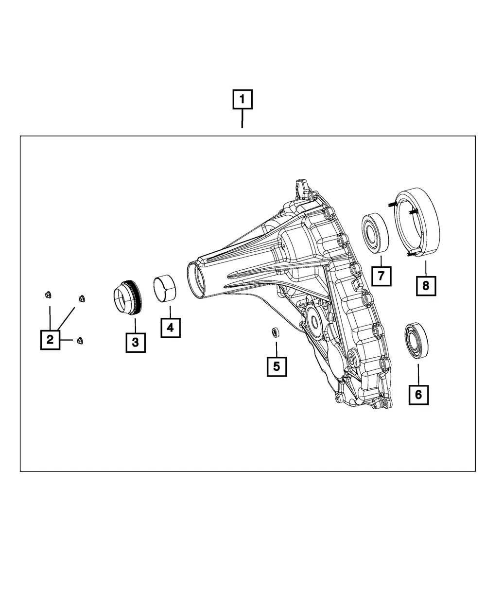 Rear Case Half - Mopar (68402354aa) - view 5