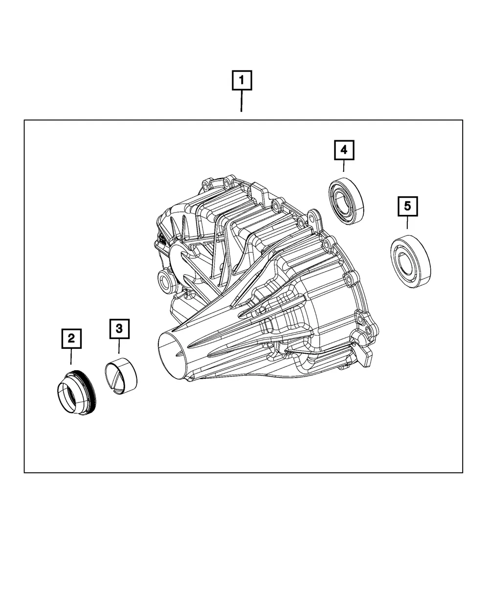 Rear Case Half - Mopar (68405591aa) - view 4