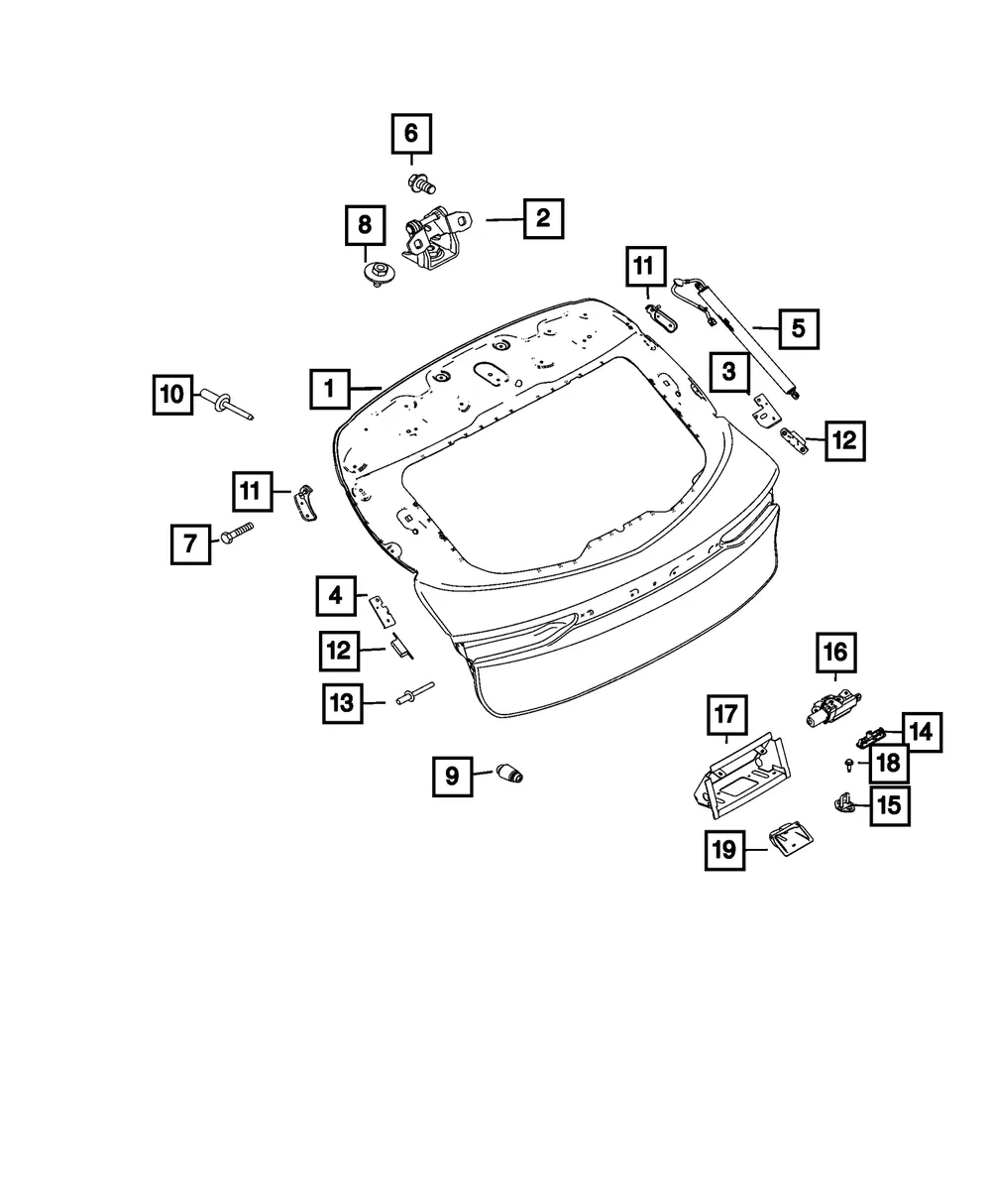 Rivet - Mopar (68420688aa)