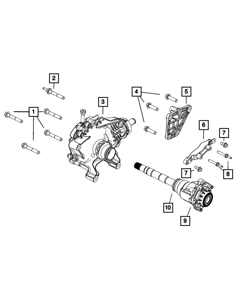 Support Front Bracket - Mopar (68425905aa) - view 3