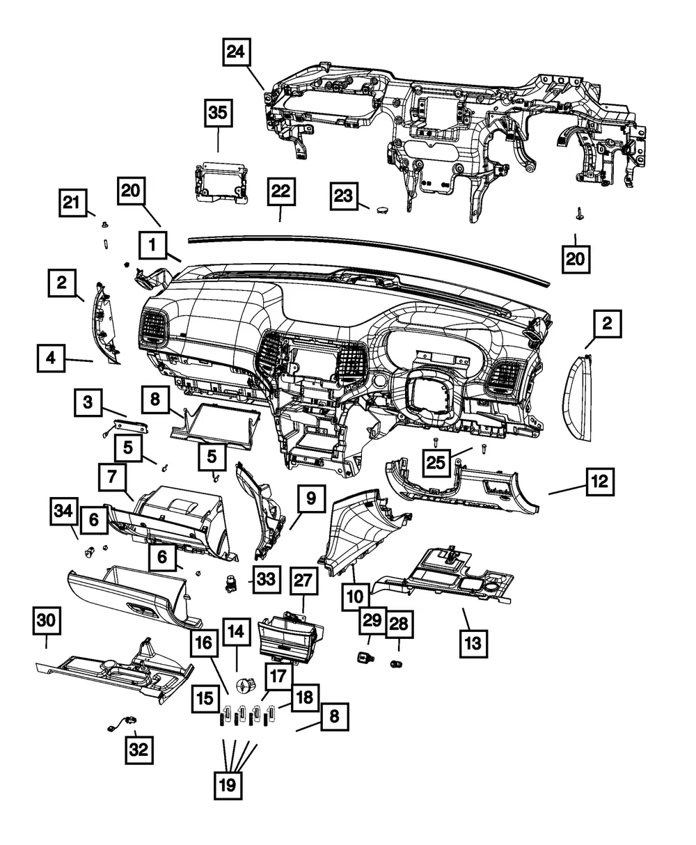 Radio Bracket - Mopar (68428508ab) - view 5