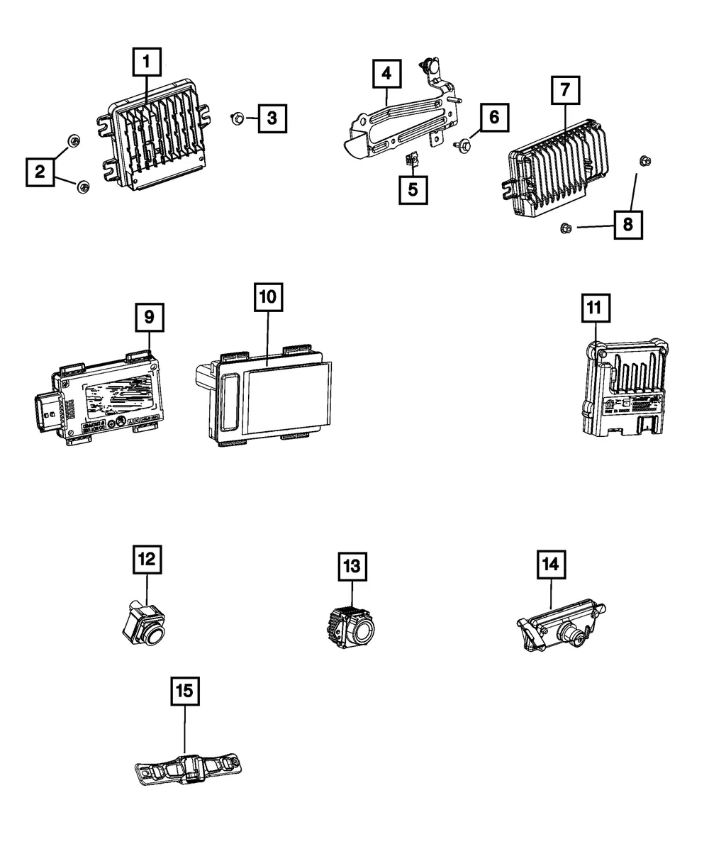 Camera Bracket - Mopar (68436428ab)