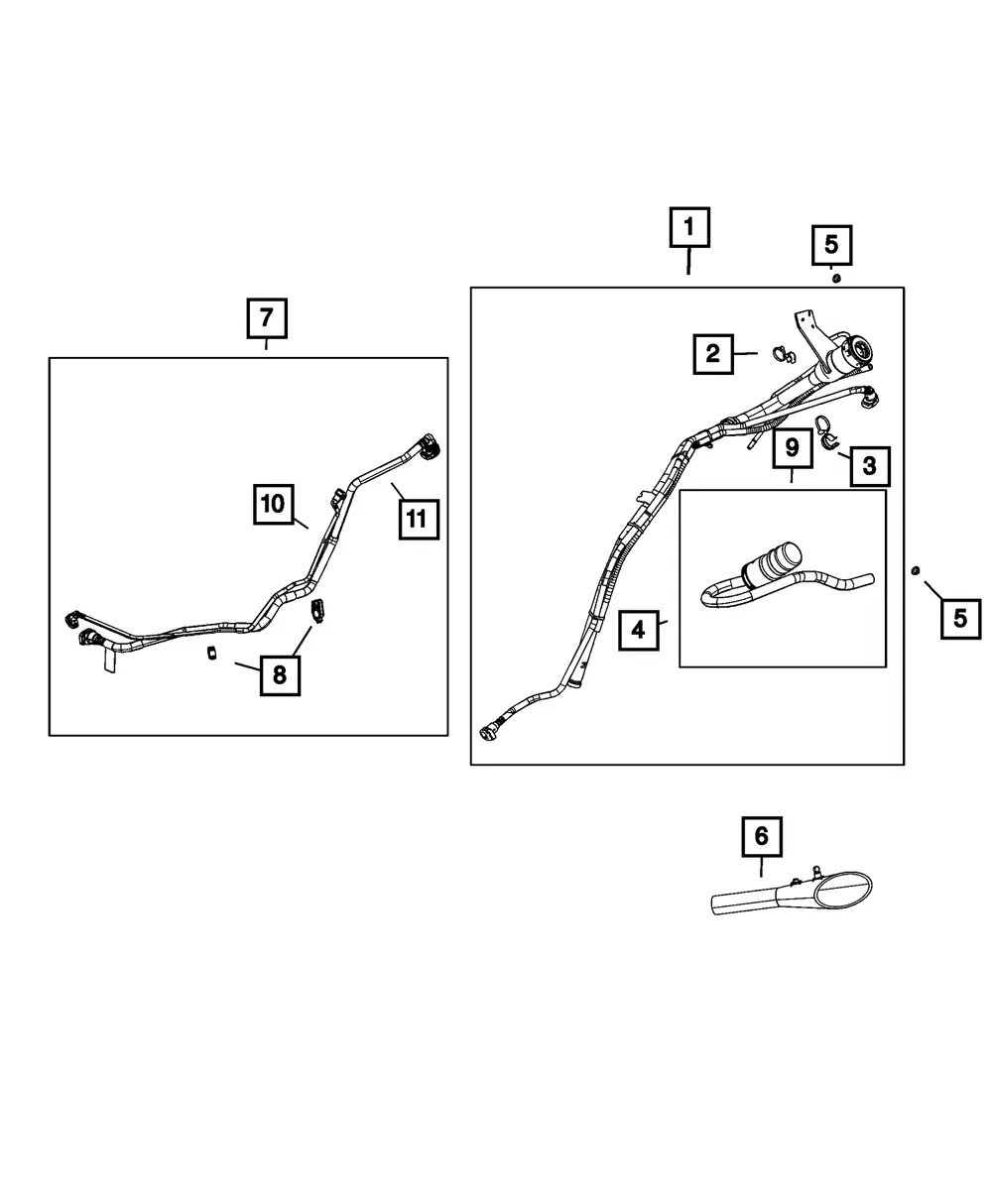 Re-Circulation Line - Mopar (68437788aa)