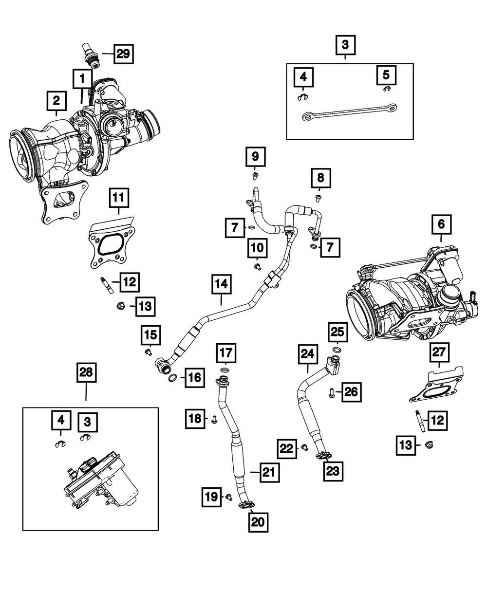 Oil Drain Tube - Mopar (68443005af)