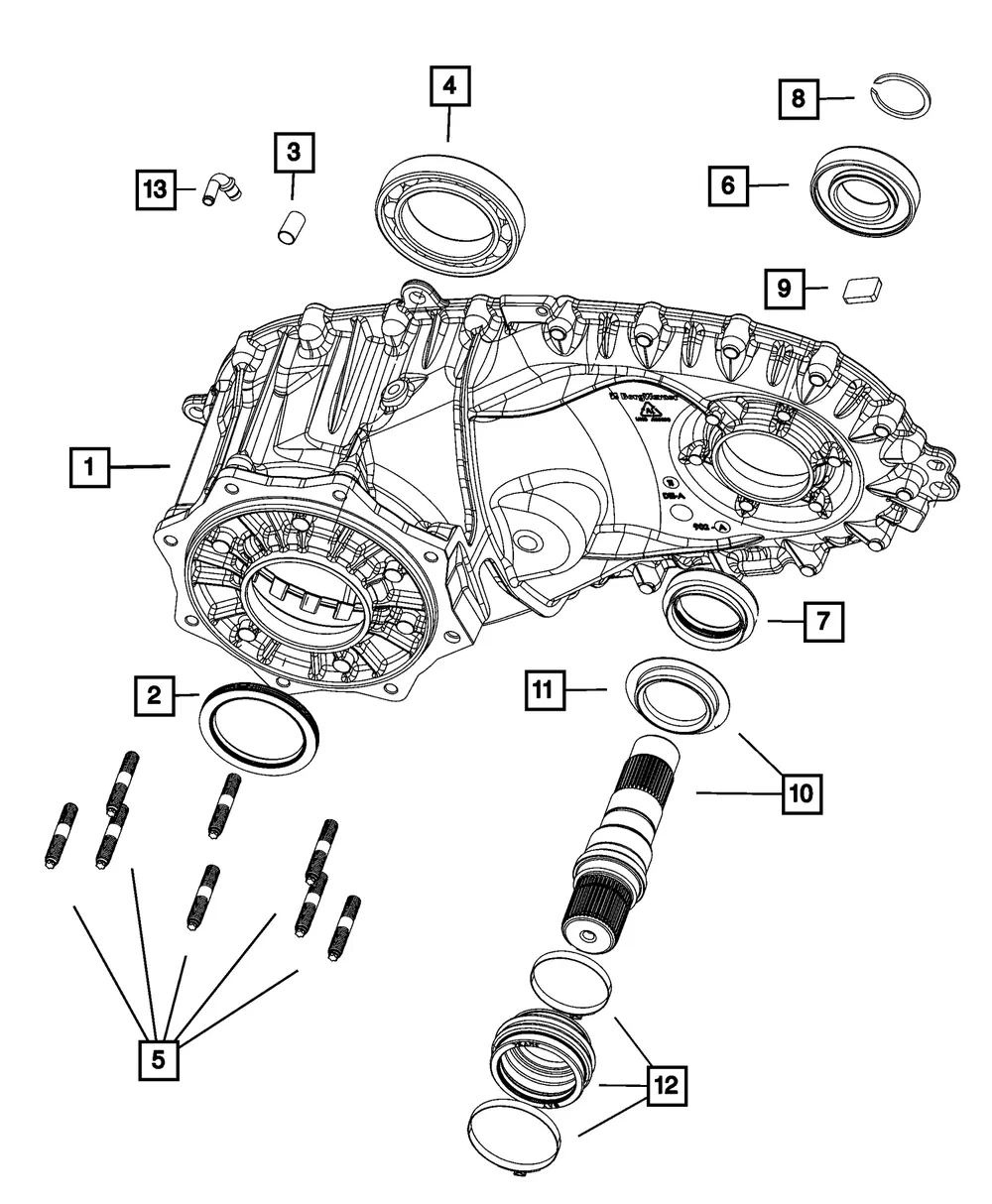 Front Case Half - Mopar (68449920aa) - view 4