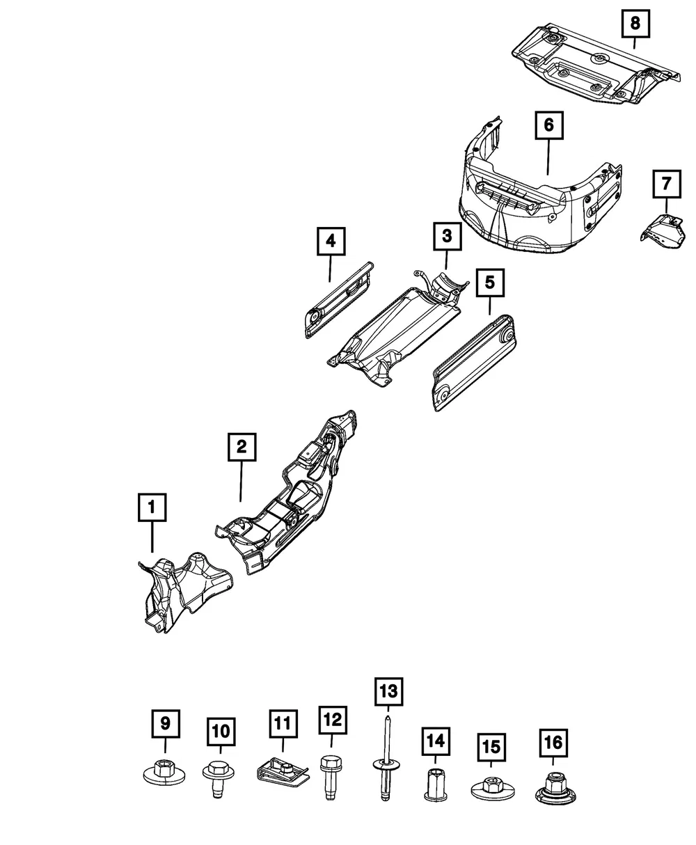 Heat Shield, Right - Mopar (68450811aa) - view 4