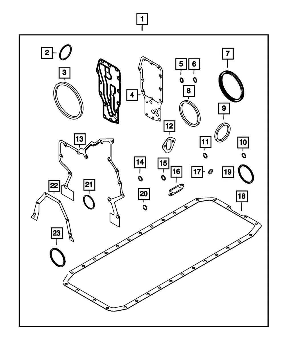 O Ring - Mopar (68454571aa) - view 2
