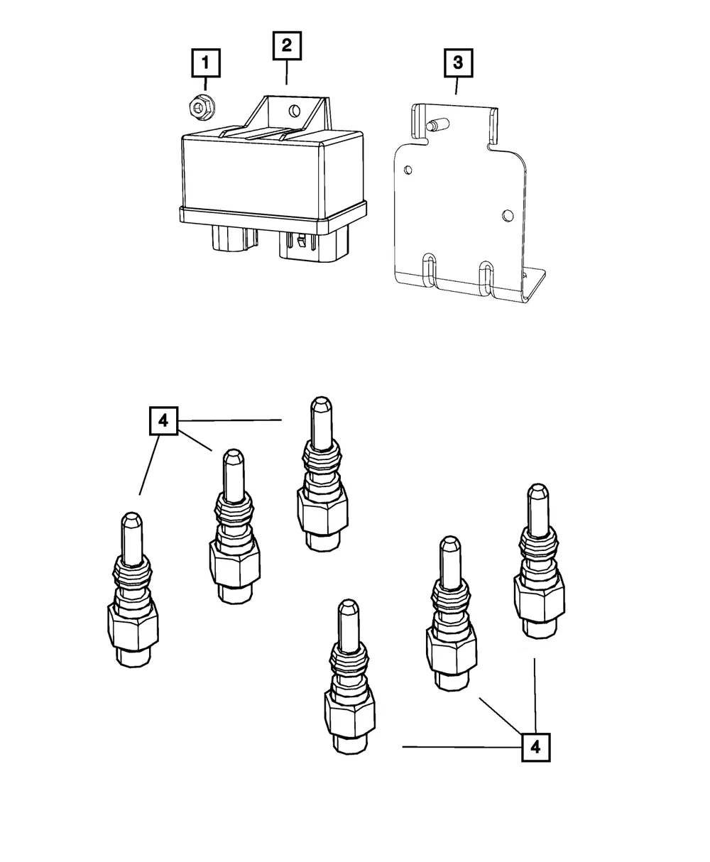 Glow Plug - Mopar (68460484AB) - view 2