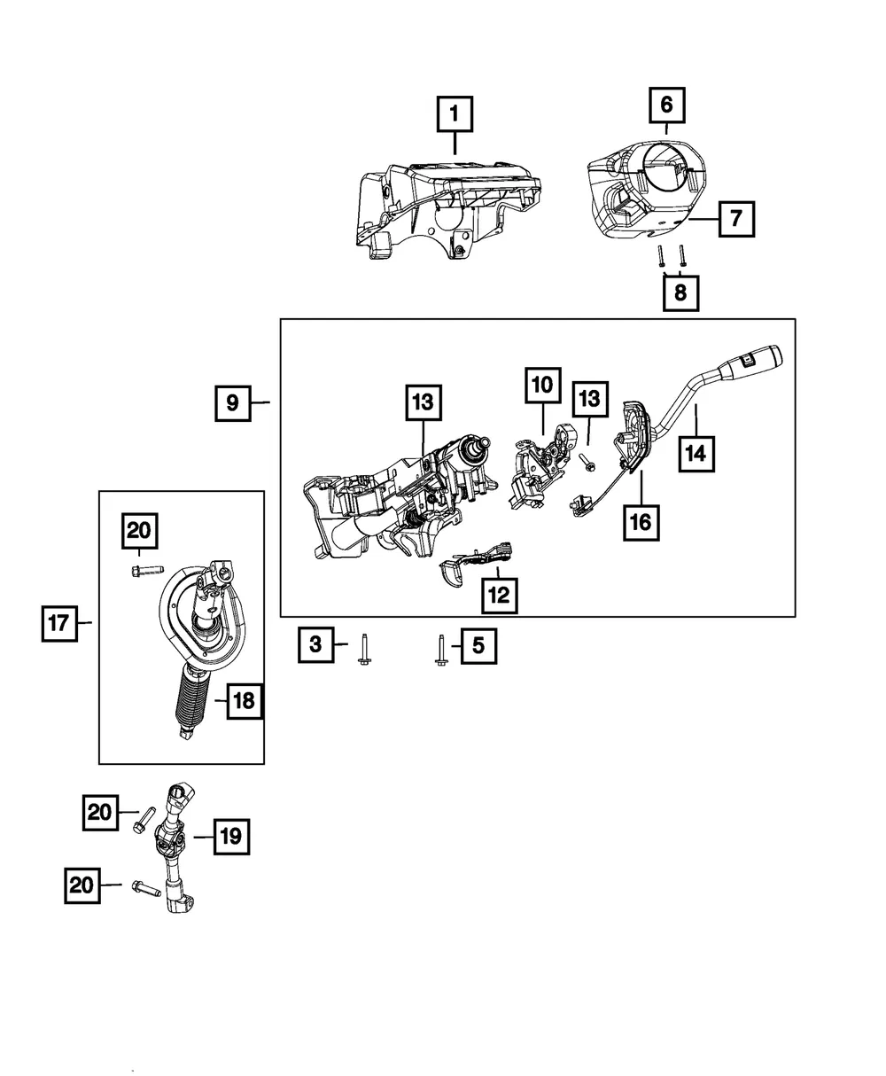 Gearshift Bracket - Mopar (68470757aa)