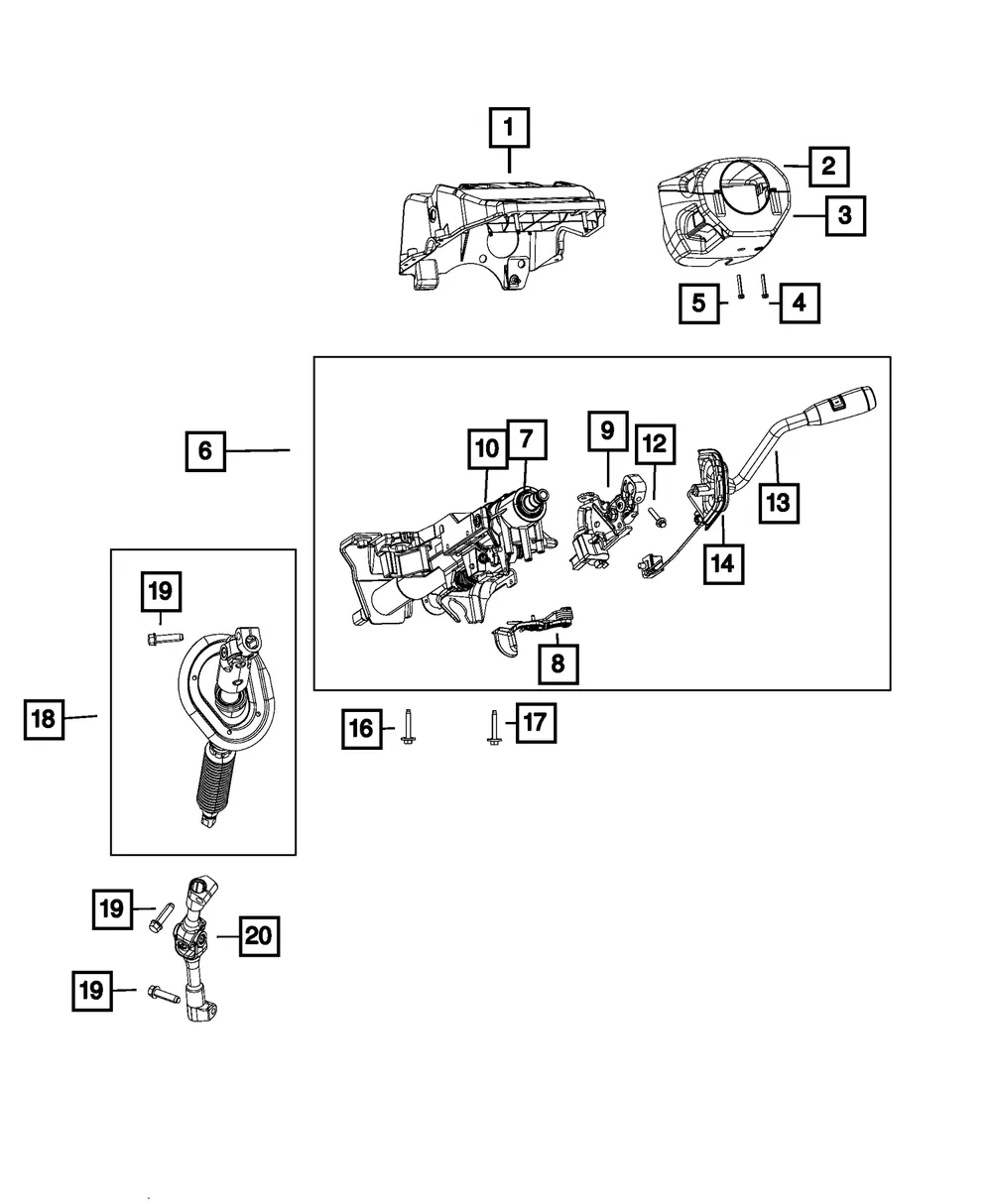 Gearshift Bracket - Mopar (68470758aa)