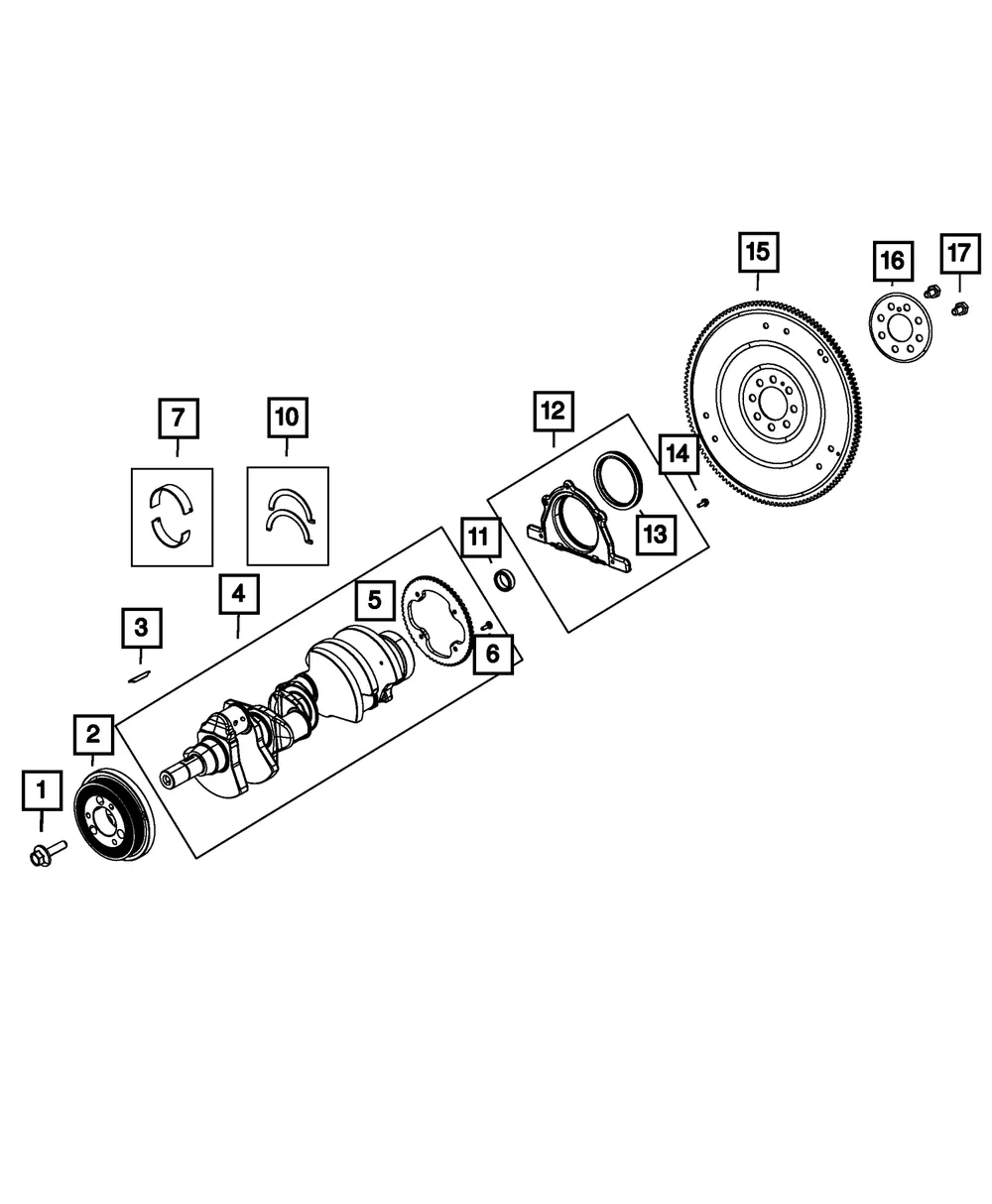 Vibration Damper - Mopar (68487117ab)